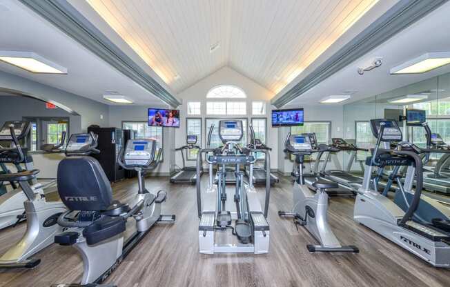 Brand New Fit Studio in the Main Fitness Center, including Wellbeats System and TRX  at Paradise Island Apartments, Jacksonville, FL 32256