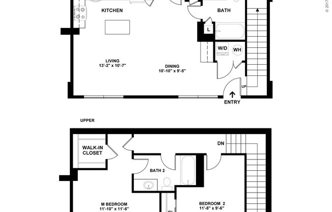 2 beds, 2 baths, 1,272 sqft, $4,115, Unit 109
