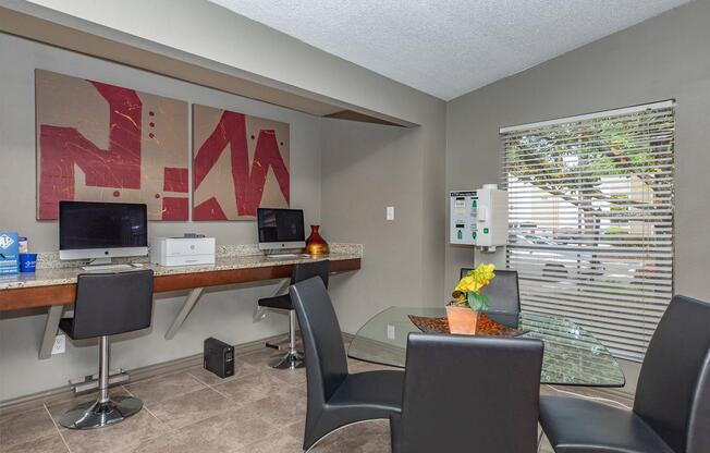 a living room filled with furniture and a flat screen tv