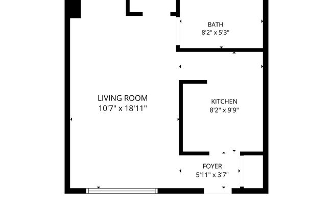 Studio, 1 bath, 400 sqft, $1,055.5, Unit 6