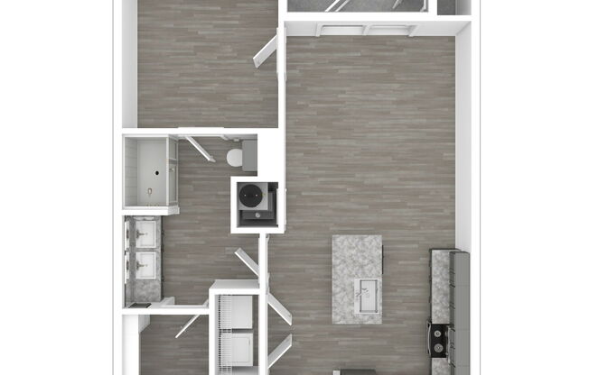 1 bed, 1 bath, 750 sqft, $1,052