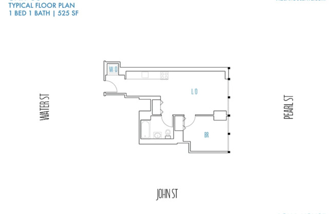1 bed, 1 bath, $4,800, Unit 906
