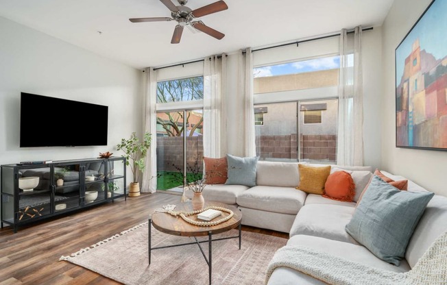 Living Room at Avilla Marana Apartment Homes in Tucson Arizona