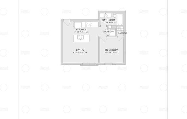 1 bed, 1 bath, 586 sqft, $1,499, Unit 820 #209