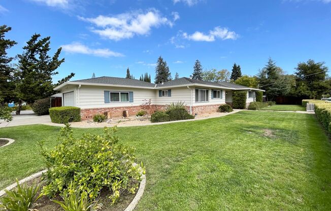 Beautiful 4 Bed 2.5 Bath North Los Altos Home on Huge Corner Lot w/ Pool!