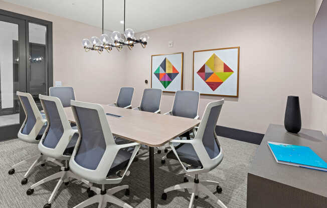 One of Two Conference Rooms for Residents - Located Near the Leasing Office