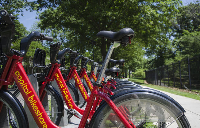 Nearby Capital Bikeshare in Glover Park