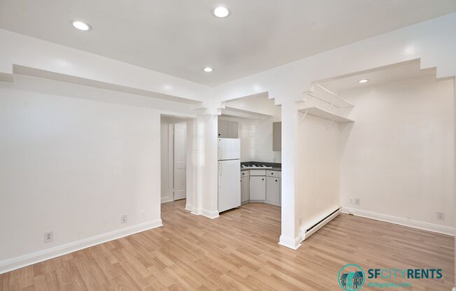 Pacific Heights: Studio w/ Laundry Onsite & Shared Roof Deck near Fillmore/Union/Polk Streets