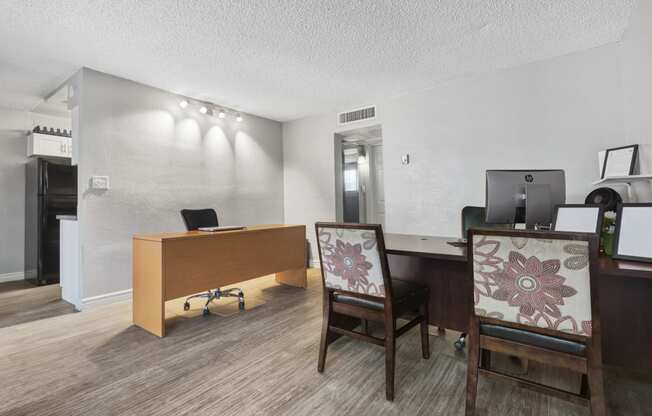 Leasing office at Radius Apartments in Phoenix AZ Nov 2020