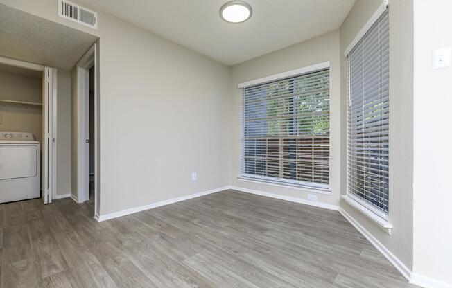 dining room with wooden floors