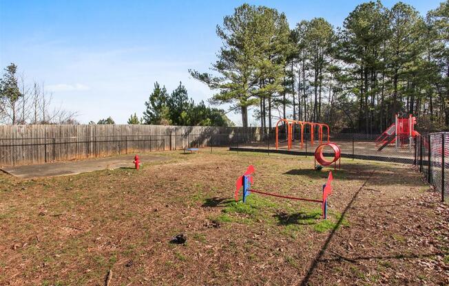 Dog Park at Fields at Peachtree Corners, Norcross, Georgia