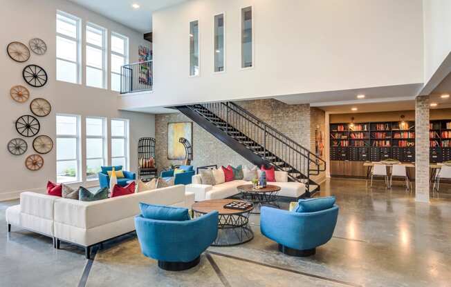 Posh Resident Lounge at Spoke Apartments, Atlanta, 30307
