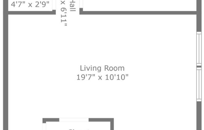 1 bed, 1 bath, 634 sqft, $795, Unit 43