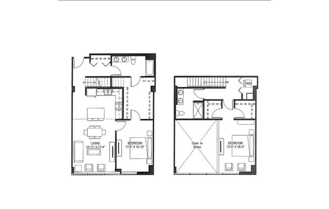 2 beds, 2 baths, 1,434 sqft, $2,299, Unit 111