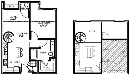 1 bed, 1 bath, 703 sqft, $2,463