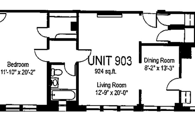 1 bed, 1 bath, 760 sqft, $1,325