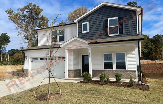 Gorgeous Brand New 4 Bedroom, 2.5 Bathroom Home Featuring a 1st Floor Primary, Spacious Loft, and Attached 2 Car Garage in Oak Manor, Garner, Available Now!