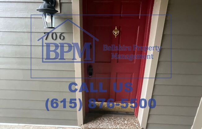 Fully Renovated 2-Bedroom Condo for Rent – Just South of Nashville in Brentwood Area