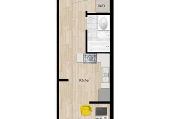 1 bed, 1 bath, 700 sqft, $2,150, Unit 173 Loft