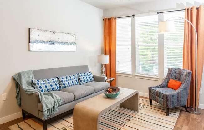 Natural Light in Living Room at San Tropez