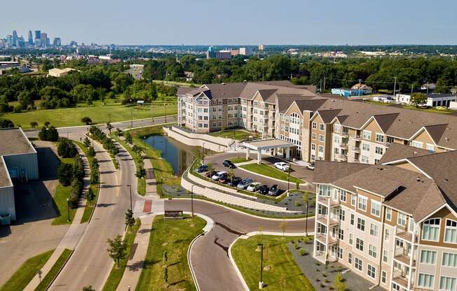 Elegant Exterior View Of Property at The Legends of Columbia Heights 55+ Living, Columbia Heights, Minnesota