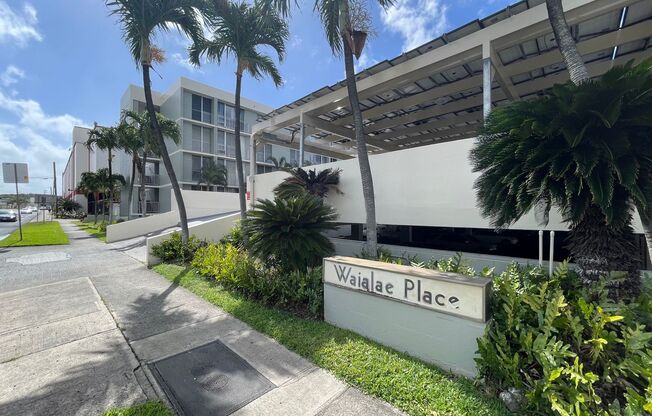 Waialae Place - 1 bedroom, 1 bath unit w/1 parking - Avail 6/2/2025