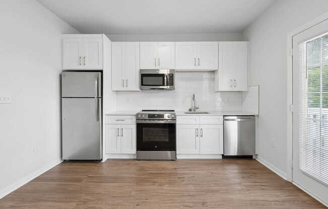 Kitchen with Stainless Steel Appliances