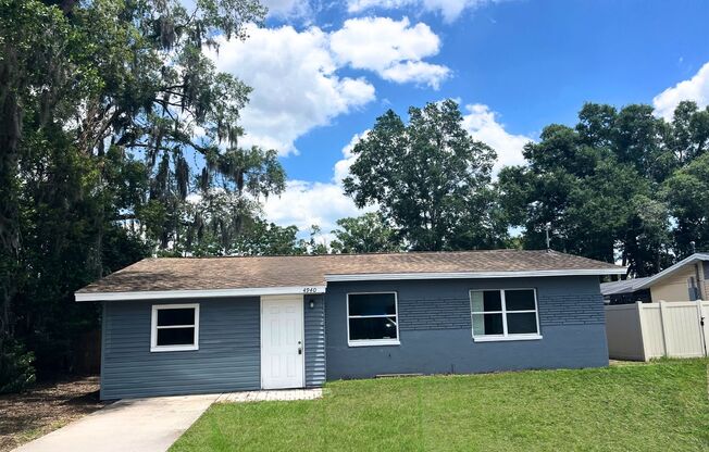 Tons of Living Space in this 3BR/1BA Zephyrhills Block Home with Large Fenced Yard!