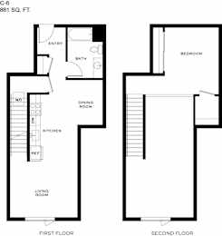 1 bed, 1 bath, 884 sqft, $2,168