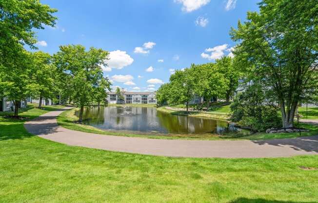 Walking Paths near pond