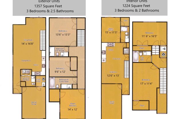 3 beds, 2 baths, $1,849, Unit 2234 Burning Wood Ln