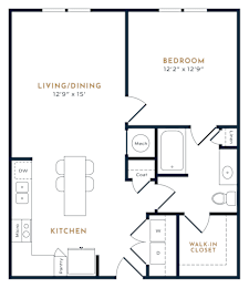 1 bed, 1 bath, 777 sqft, $1,435