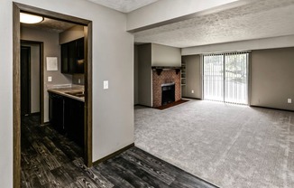 Open floor plans at Edgewater Court Apartments, Omaha, NE
