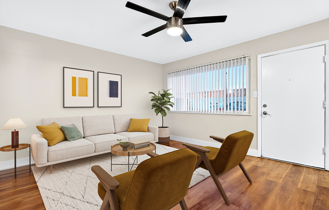 2 bedroom living room