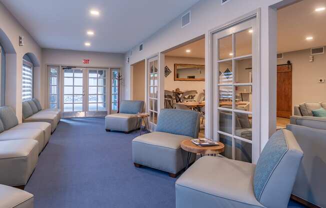 Canyon oaks clubhouse with cozy lounge areas and nice views