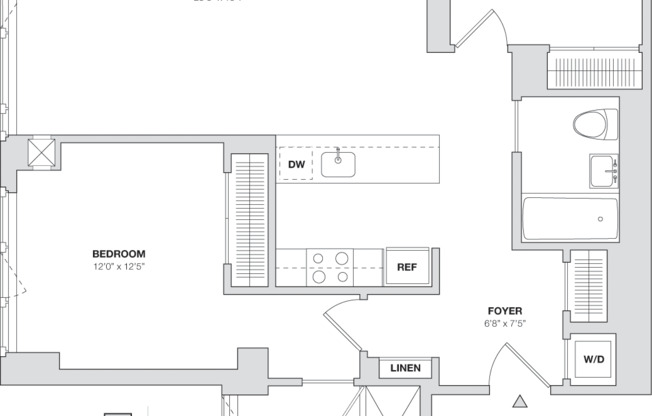 2 beds, 2 baths, 1,113 sqft, $10,795, Unit 48D