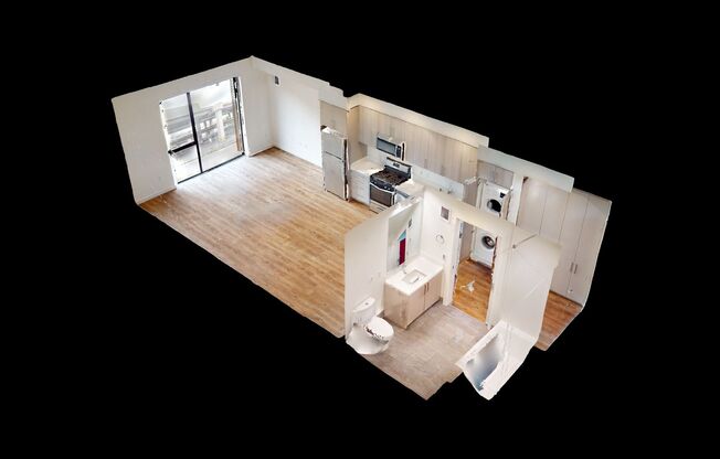 Studio, 1 bath, 460 sqft, $1,850, Unit 318