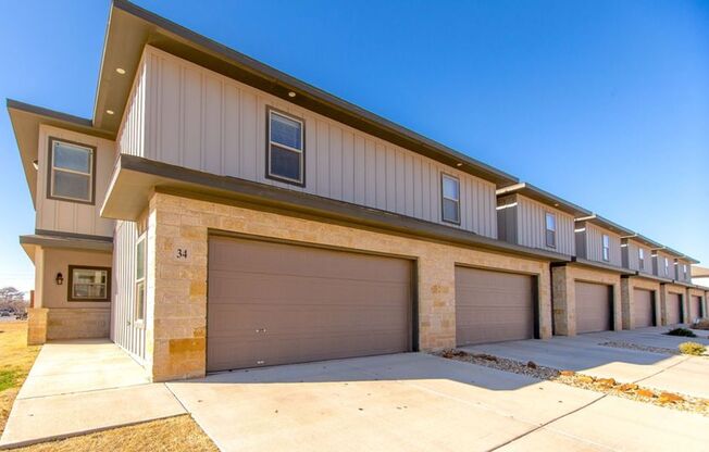 2 Story, 3 Bedroom, 3.5 Bath Townhome In West Lubbock