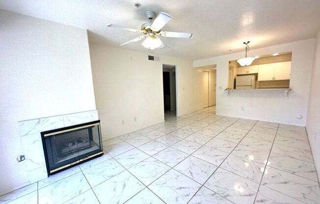 Southwest Las Vegas Condo. 1st Floor. 1 bed. 1 bath. Tiles Throughout.