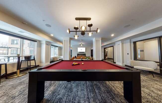a pool table at homewood suites by hilton houston stafford sugar land
