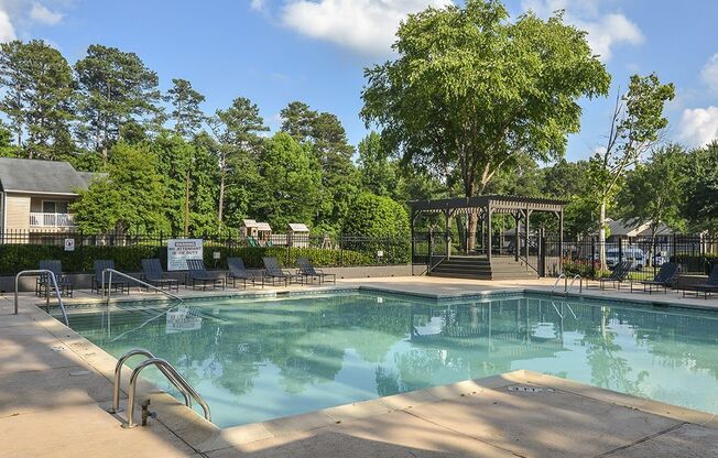 beautiful swimming pool at Harvard Place Apartments, Lithonia, GA, 30058