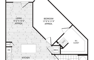 1 bed, 1 bath, 761 sqft, $1,365