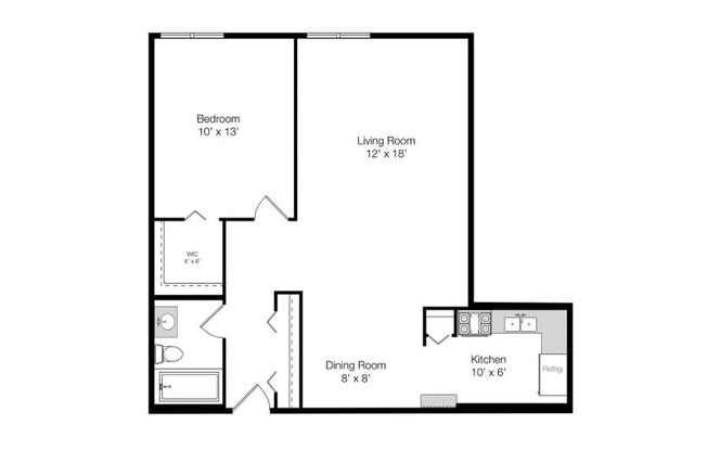 1 bed, 1 bath, 700 sqft, $1,695, Unit 527