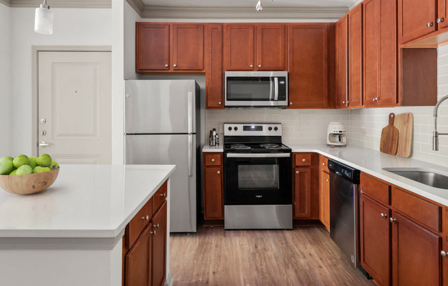 Kitchen with Stainless Steel Appliances