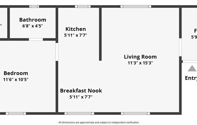 1 bed, 1 bath, $1,495