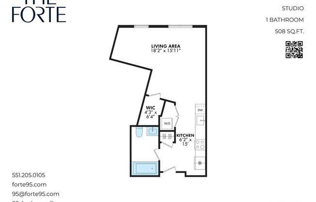Studio, 1 bath, 508 sqft, $2,249, Unit APT. 445