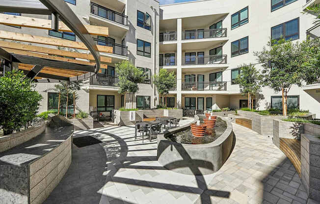 Picnic area at Bayview Apartments, Emeryville, CA