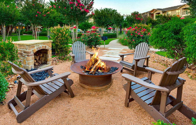 Fire Pit with Cozy Seating