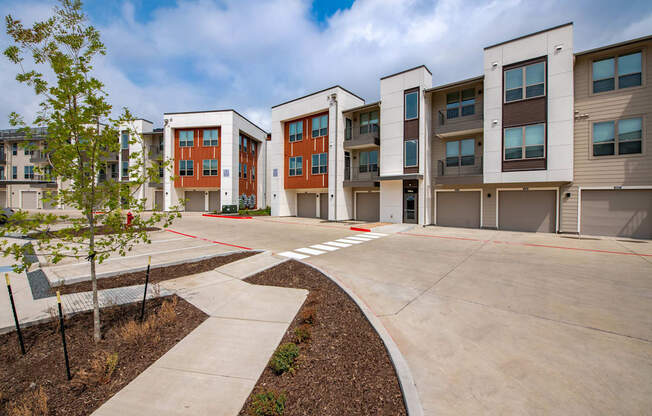 Corsair Apartments Exterior with Landscaping