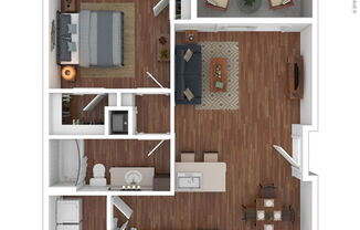 1 bed, 1 bath, 750 sqft, $998